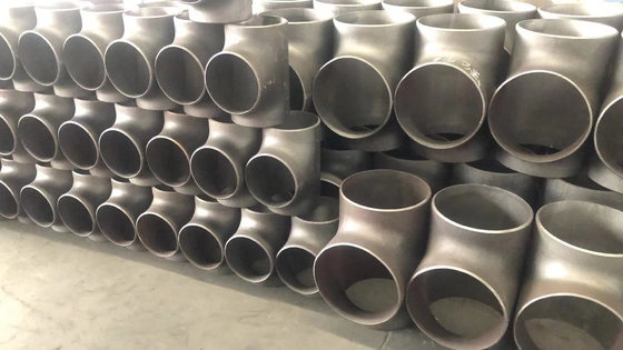 DIN 2391 ক্লাস 1500 টি কার্বন স্টিল স্ট্রেইট টি ফিটিং ASTM A53 A234 GR। WPB বিরামহীন