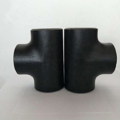 কালো পেইন্টেড ASME B16.9 সমান ক্রস টি CS 48 ইঞ্চি ASME B16.47 BW পাইপ ফিটিং