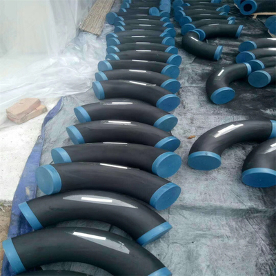 BS DN15 শিডিউল 40 45 ডিগ্রি কনুই 4 ইঞ্চি ইস্পাত 90 ডিগ্রি A234 WP1 বিজোড় CS