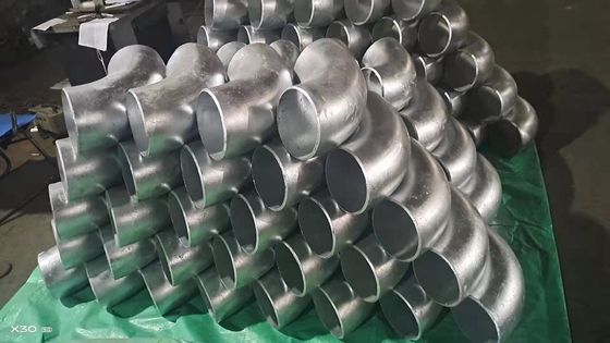 ASTM A53 কার্বন স্টিল বাট ওয়েল্ড কনুই DN150 SCH 30 নকল বালি ব্লাস্টিং