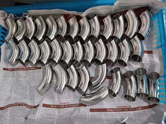 30 ডিগ্রি 90 ডিগ্রি ইস্পাত পাইপ কনুই স্যানিটারি A53 ছোট ঝালাই বড় ব্যাস