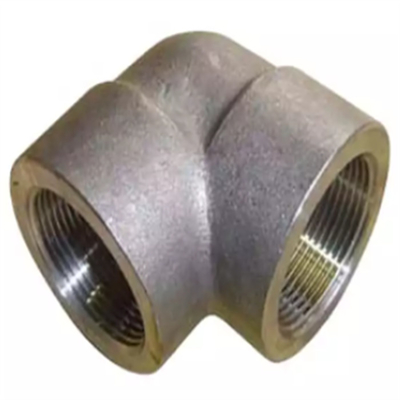 Asme B16.11 Astm A105 নকল কার্বন ইস্পাত কনুই 3000lb মহিলা থ্রেডেড