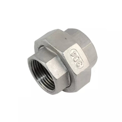 ইউনিয়ন ইস্পাত পাইপ ফিটিং নকল Asme B16.11 ক্লাস 3000 A106 কার্বন