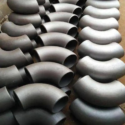 Sch 40 ASME B16.9 কার্বন স্টিল পাইপ ফিটিংস STD MS 1.5D লম্বা ব্যাসার্ধ 90 কনুই